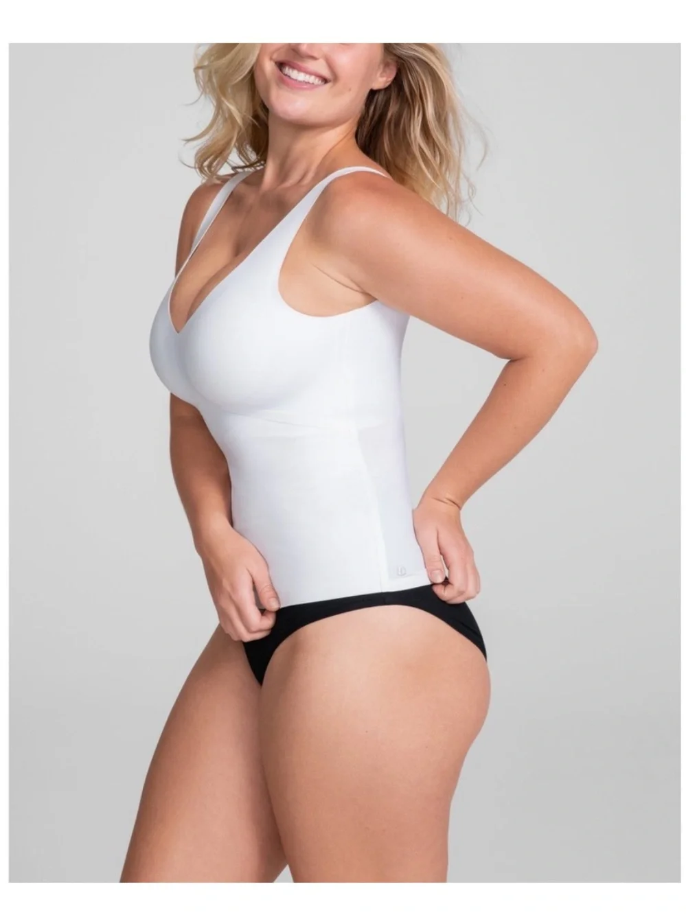 Honeylove LiftWear Shapewear Tank Top Cami White Size Large